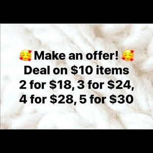 Make an Offer! Prices Negotiable